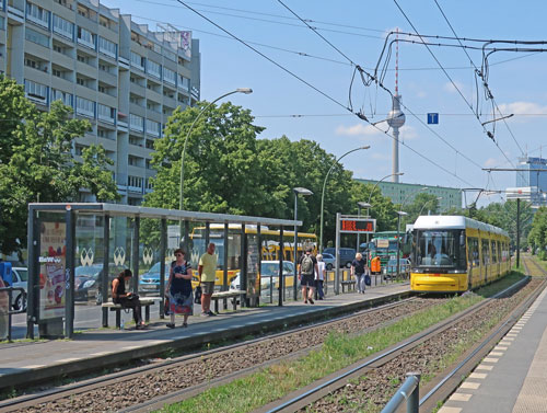 Tram System in Berlin Germany