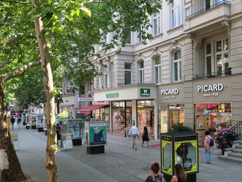 Kurfurstendamm Street in Berlin Germany